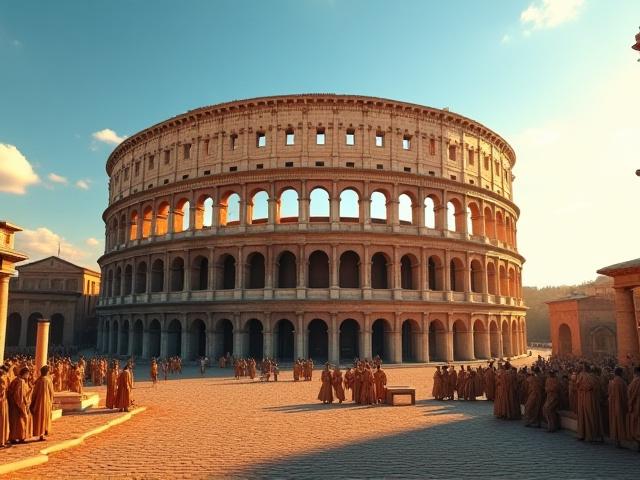 3D reconstruction of the Roman Colosseum